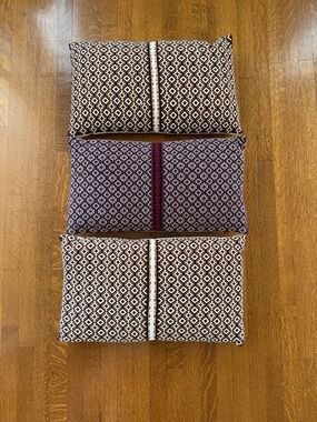 Patterned Accent Pillow Collection - Brown & Purple Options